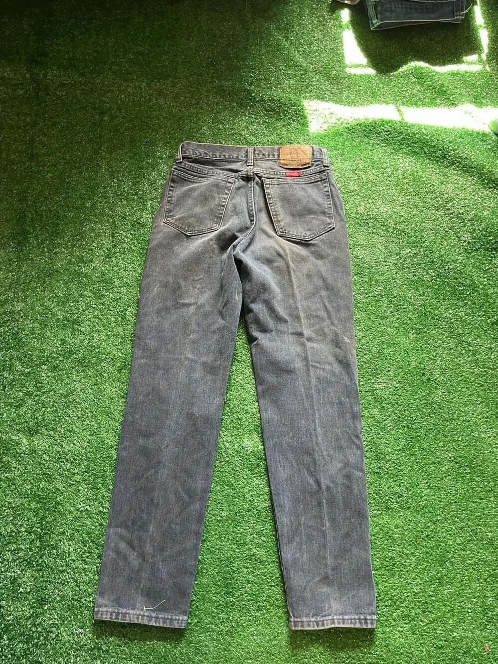 Vintage Wrangler Made in USA Faded Black Denim Jeans 28x32